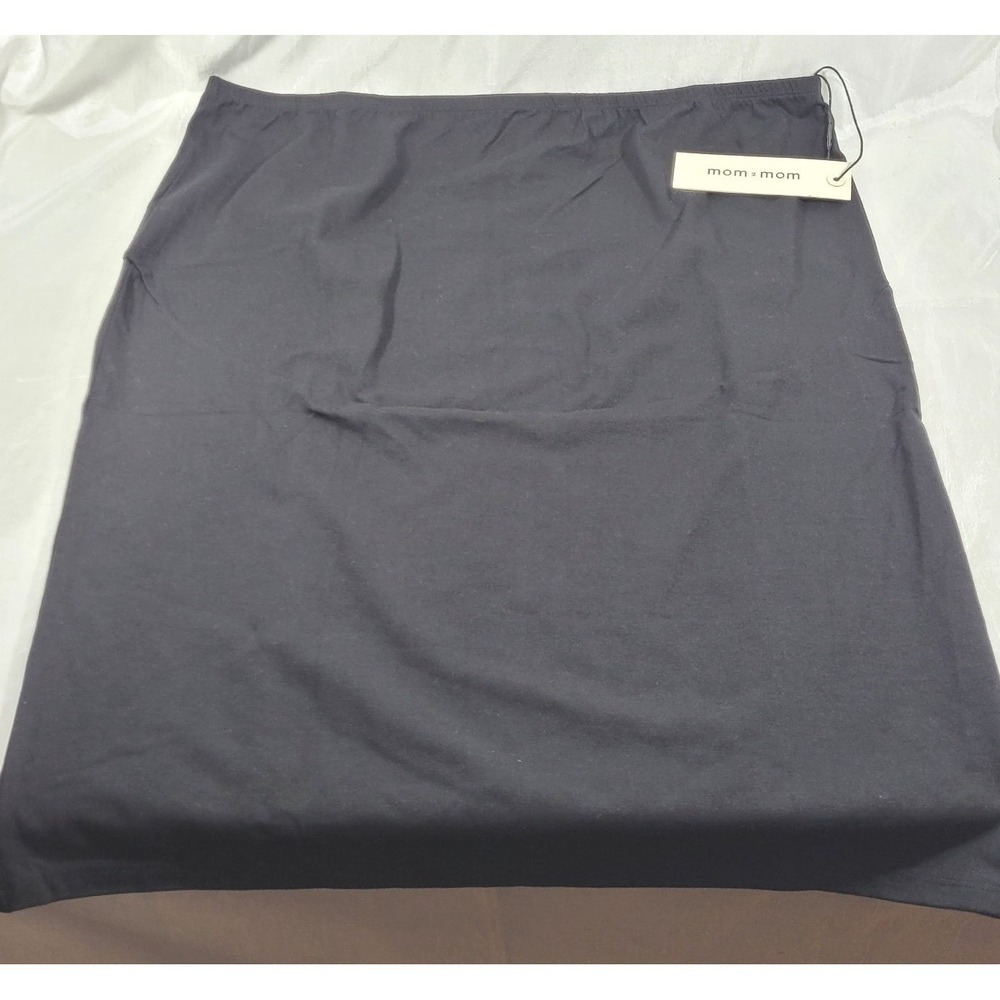 Mom2Mom Women's Maternity Stretch Skirt MM-22 - Black - Size XL
